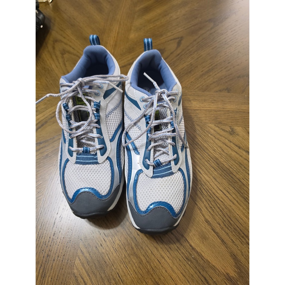 Timberland Mountain Athletics Womens 9.5M Trail Running Shoes White Blue 88682